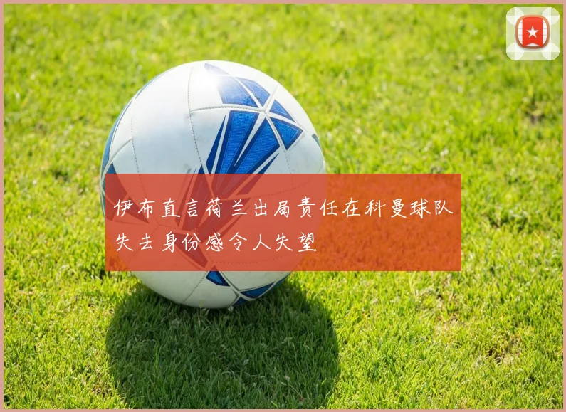 伊布直言荷兰出局责任在科曼球队失去身份感令人失望